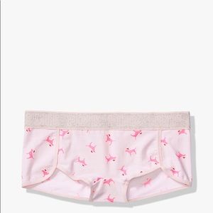 Vs pink dog logo boy short